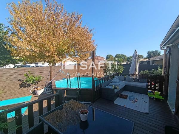 Maison 2 chambres garage jardin piscine