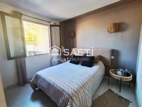 Maison 2 chambres garage jardin piscine