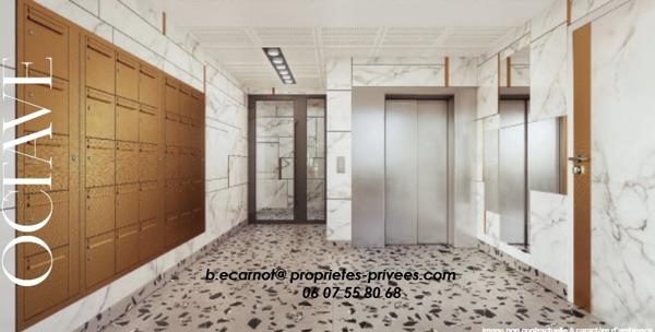 EYBENS appartement T1 39.20 m²  Terrasse 14,70 m²