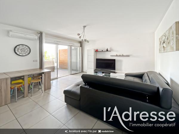 MARSEILLE 14e ? HAUTS DE SAINTE-MARTHE ? GRAND T3 AVEC TERRASSE ET GARAGE DOUBLE