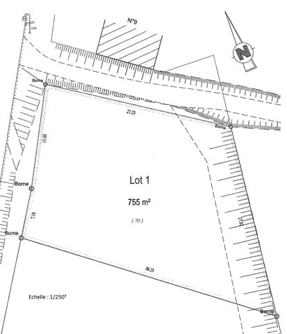 Joli terrain à bâtir
