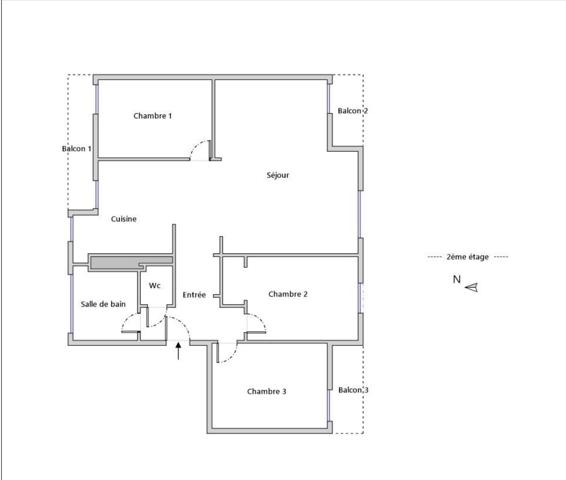 Appartement à vendre 4 pièces 82,22 m² Montreuil