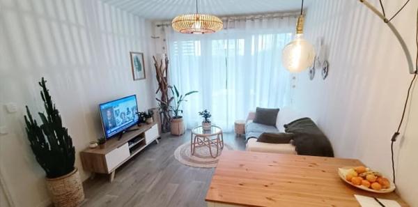 Résidence 2018 - vendu loué, 2 pièces de 40 m² avec jardin 51 m²