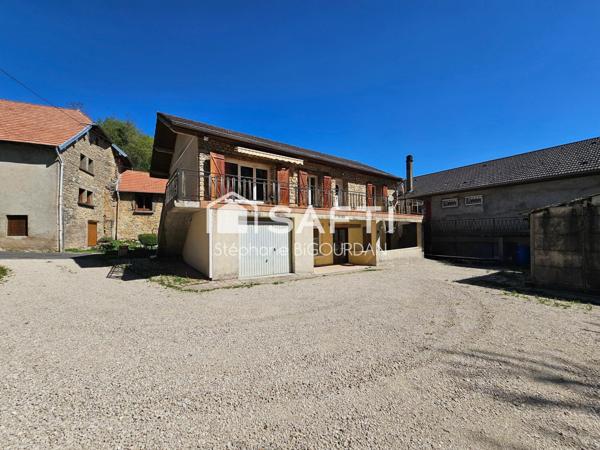 Maison avec 2 T3 indépendants, garage, cave, Rancenay