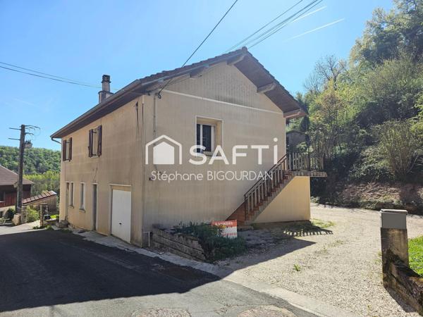 Maison avec 2 T3 indépendants, garage, cave, Rancenay