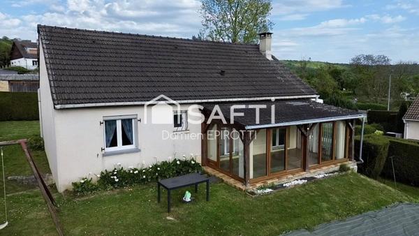 Maison individuelle 3 chambres + véranda sur sous-sol complet – 178 500 € – Mouzon