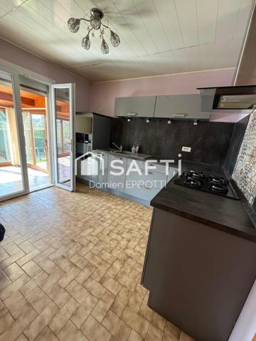 Maison individuelle 3 chambres + véranda sur sous-sol complet – 178 500 € – Mouzon