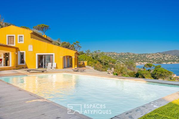 Villa Vue Mer Panoramique à La Nartelle avec Piscine et Sauna