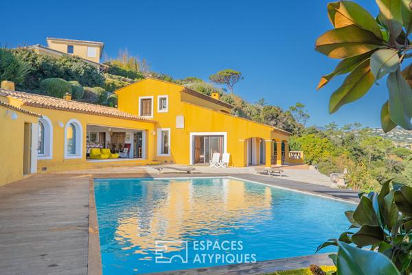 Villa Vue Mer Panoramique à La Nartelle avec Piscine et Sauna