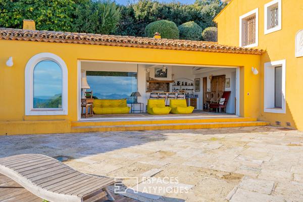 Villa Vue Mer Panoramique à La Nartelle avec Piscine et Sauna