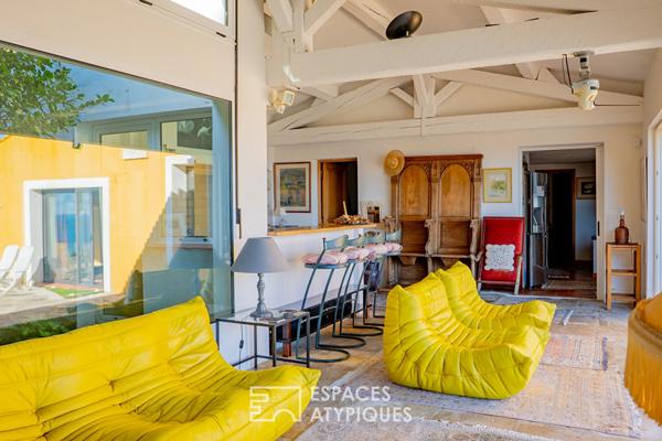 Villa Vue Mer Panoramique à La Nartelle avec Piscine et Sauna