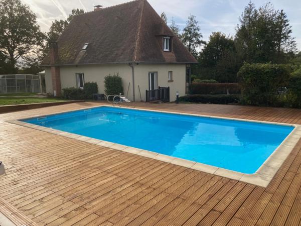 Belle Maison de 138 M2 en bon état pas de travaux à prévoir sur un terrain de 6241 M2 à Bonneville La Louvet