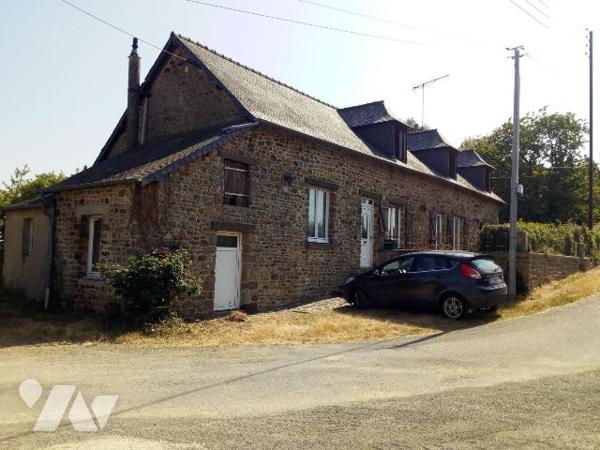 5 min. VILLAINES-LA-JUHEL (53), Un ensemble immobilier composé :

- D'une maison d'habitation...