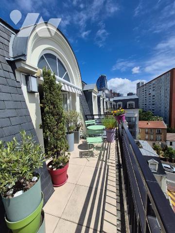 Puteaux, les Bergères - 4 pièces 90m² avec terrasse 7m² au 7e étage