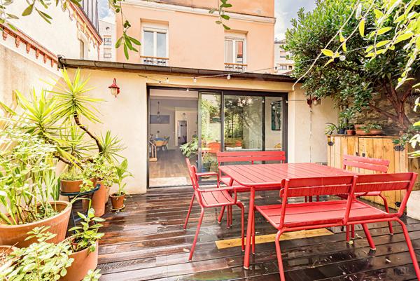 A vendre : Quartier République, Maison de 145m² avec jardin , Terrasse 6 pièces, 4 chambres et Parking.