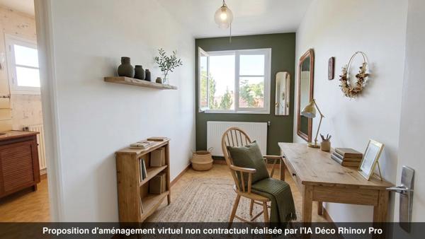 GRAND-COURONNE – MAISON DE CHARME EN BRIQUES ET SILEX – 3 CHAMBRES – JARDIN – GARAGE – BEAU POTENTIEL