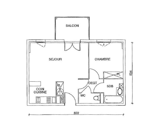 Appartement à vendre 2 pièces 42 m² Honfleur