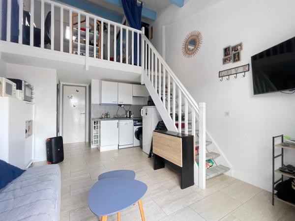 Maison à vendre 2/3pièces proche plage (66) Saint Cyprien avec jardin et terrasse