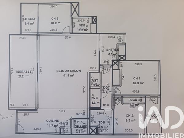 Appartement à vendre 5 pièces 114 m² Hyères