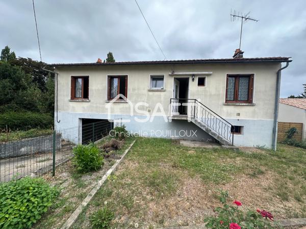 Maison à rafaichir, 3 chambres, grand sous-sol, vaste jardin
