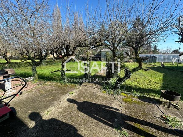 Maison à rafaichir, 3 chambres, grand sous-sol, vaste jardin
