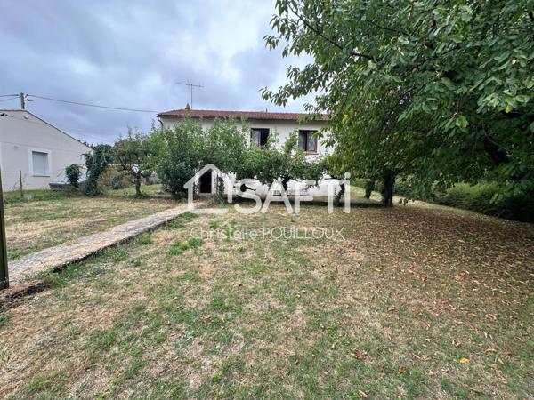 Maison à rafaichir, 3 chambres, grand sous-sol, vaste jardin