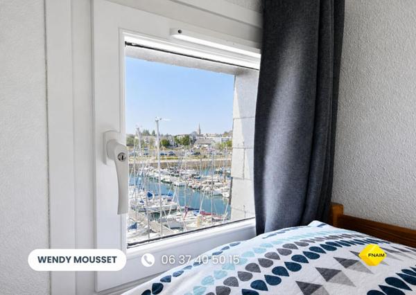 Appartement T3 atypique en duplex avec vue sur le port et l'océan au coeur du Port du Crouesty