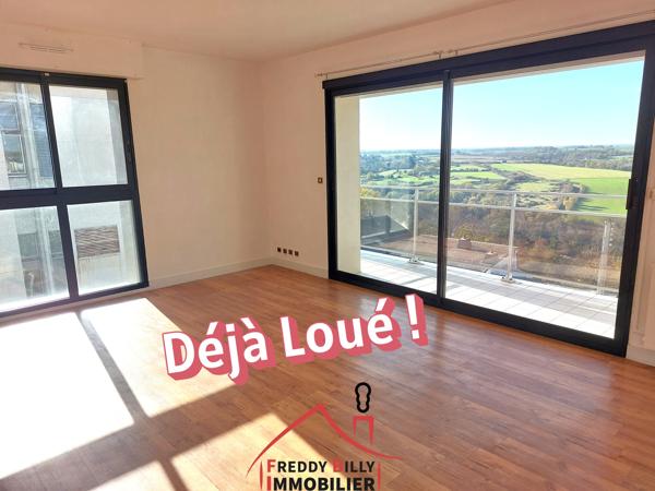 Appartement T3 - Centre ville, 2 chambres, balcon, cave et place de parking en sous-sol