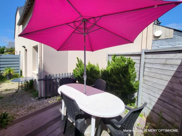 Dinard, St Enogat , Port blanc, maison de 43.5m² avec 2 chambres et jardinet prête à vivre. Plages et commerces à pied