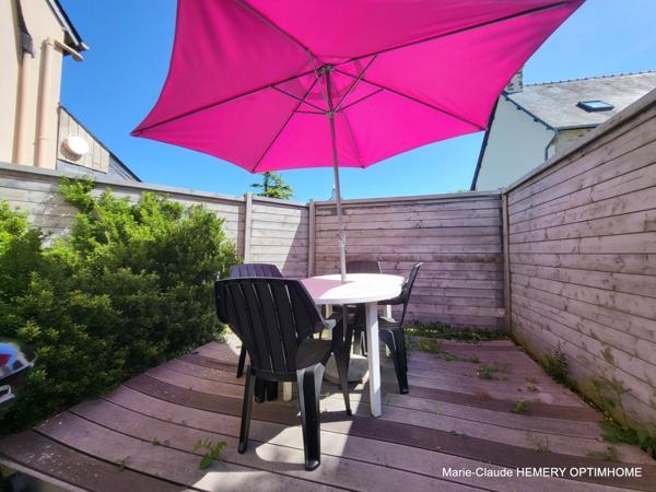 Dinard, St Enogat , Port blanc, maison de 43.5m² avec 2 chambres et jardinet prête à vivre. Plages et commerces à pied