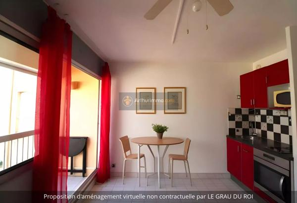 Vente Appartement 1 pièces 18 m2 à Le Grau-du-Roi