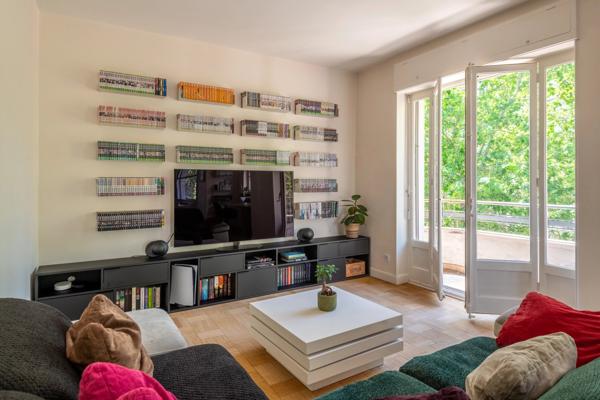 Lyon 3ème - Appartement de 135,45 m² - 3 chambres - Balcons - Cave