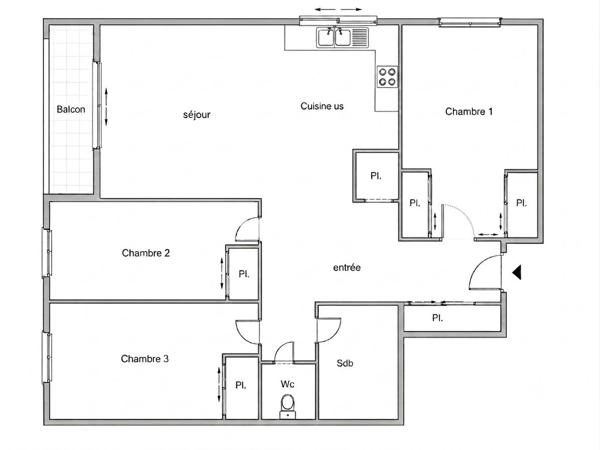 Appartement
         4 pièces
        - 75 m² Exclusivité 289 000 € *