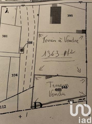 Terrain à vendre 1 363 m² Anais