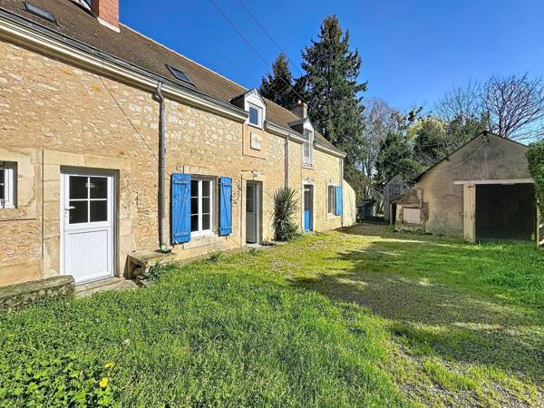 MAISON EN PIERRE, 2 CHAMBRES, 1000M2 DE TERRAIN CLOS