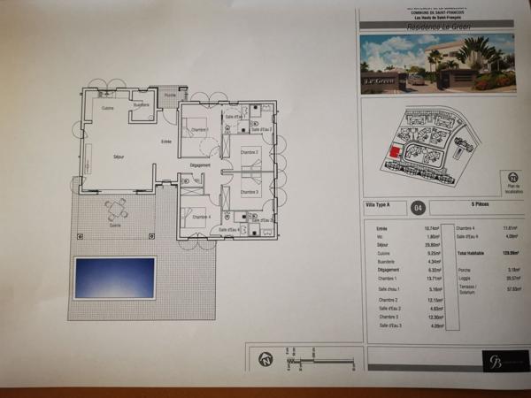 Vente Villa158,74 m² - 4 Pièces - SAINT FRANCOIS (97118)