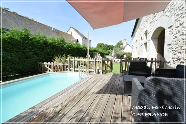 Maison de bourg à vendre 4 pièces SUD TOURAINE(37)