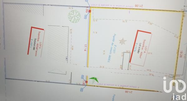 Terrain à vendre 404 m² Alizay