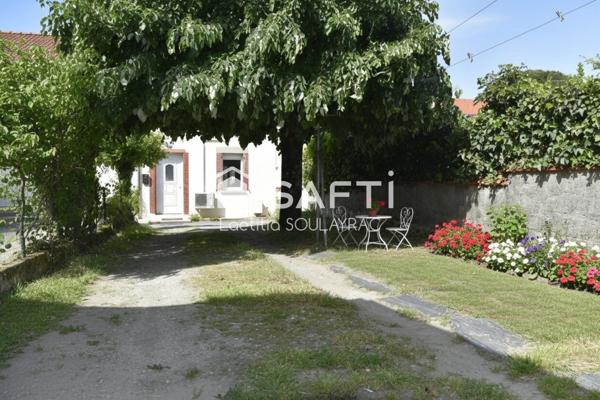 Charmante maison de 60m² environ avec garage et jardin