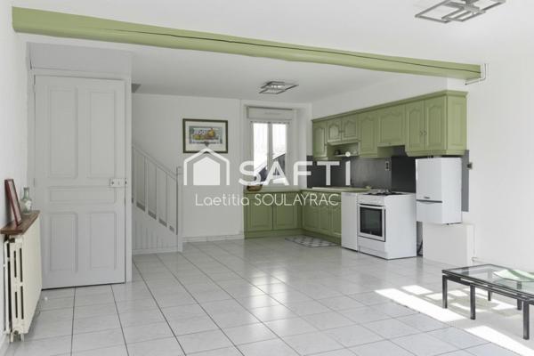Charmante maison de 60m² environ avec garage et jardin