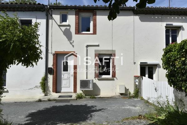 Charmante maison de 60m² environ avec garage et jardin
