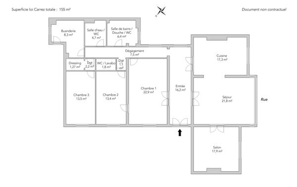 Appartement Paris 17e - COURCELLES / MONCEAU