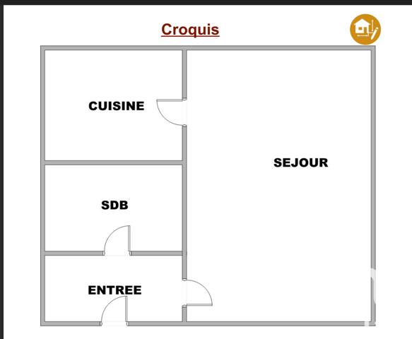 Location appartement 1 pièce 26 m² Lieusaint