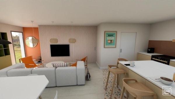 Appartement en rez de jardin