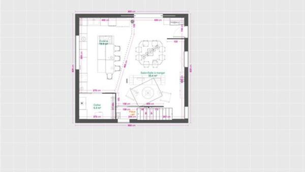 Appartement en rez de jardin