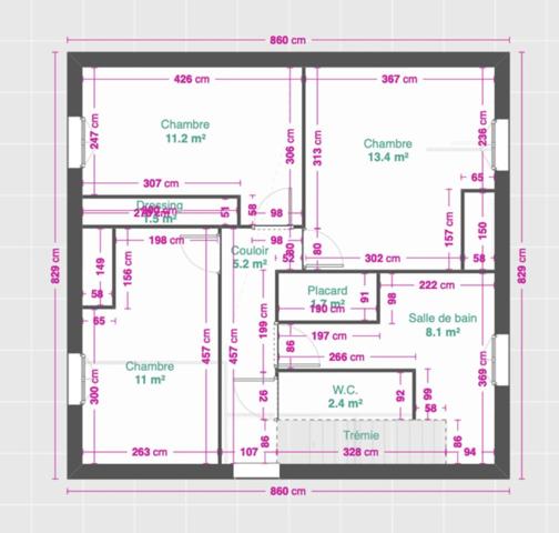 Appartement en rez de jardin
