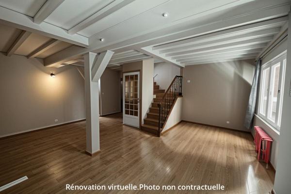 Maison  136m2 , 3 chambres , garage , cour de 70m2 en hyper centre-ville d'Amiens