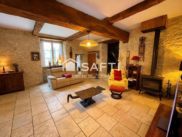 Propriété de charme en pierre avec trois logements, piscine et terrain de 8 000 m² – À 7 minutes de Condom