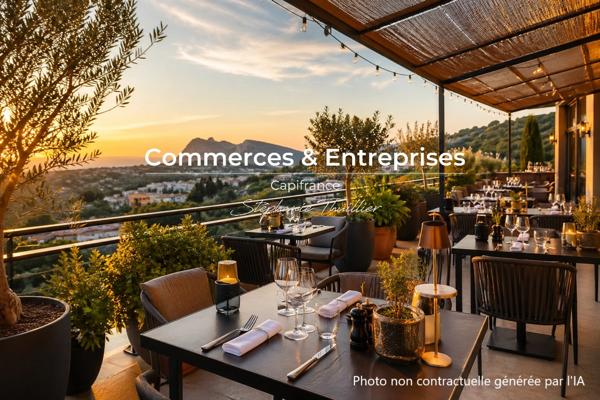 Fonds de commerce Restaurant bistronomique méridional terrasse panoramique à céder à PLAN DE CUQUES (13)