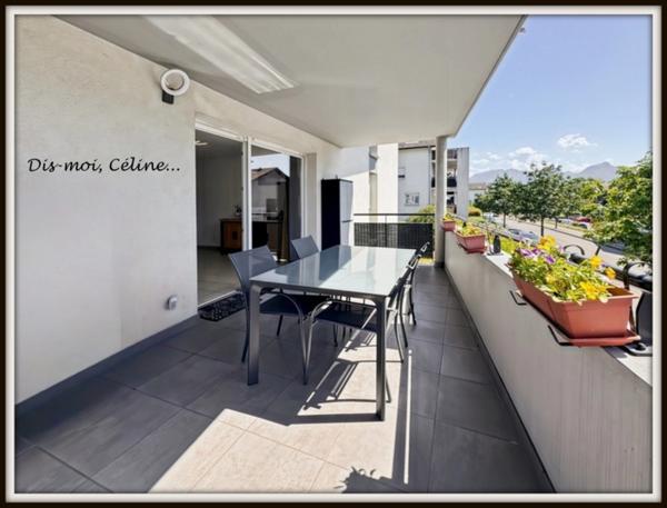 Appartement à vendre 3 pièces 58 m² avec terrasse de 16 m² CHAMBERY (73)